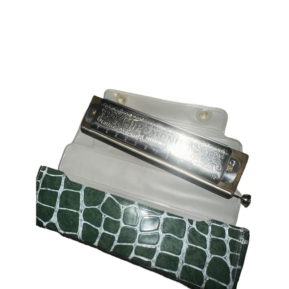 Hohner Super Chromonica 270 Harmonica Key Of G with CASE - Made in GERMANY - Picture 12 of 16